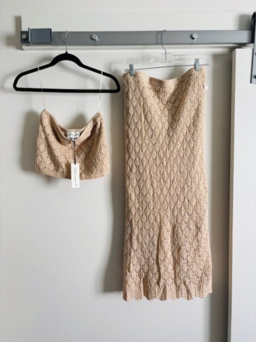 Freshman 1996 Boho Crochet Set NWT size large - Picture 2 of 5